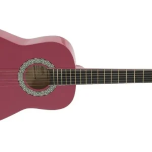 DiMavery AC-303 klassisk spansk gitar 1/2 (rosa)