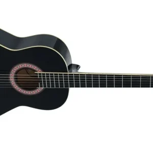 DiMavery AC-303 klassisk spansk gitar 4/4 (svart)