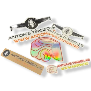 Antons Timber Klistremerke 5-pack!