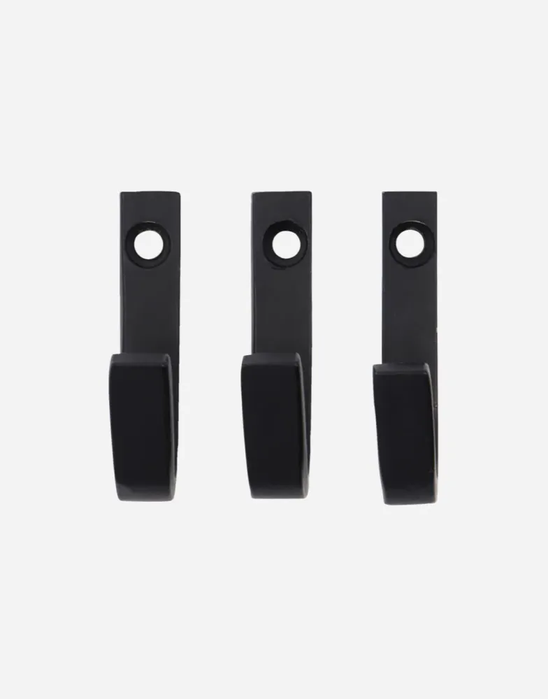 Knage Bath black - 3 stk
