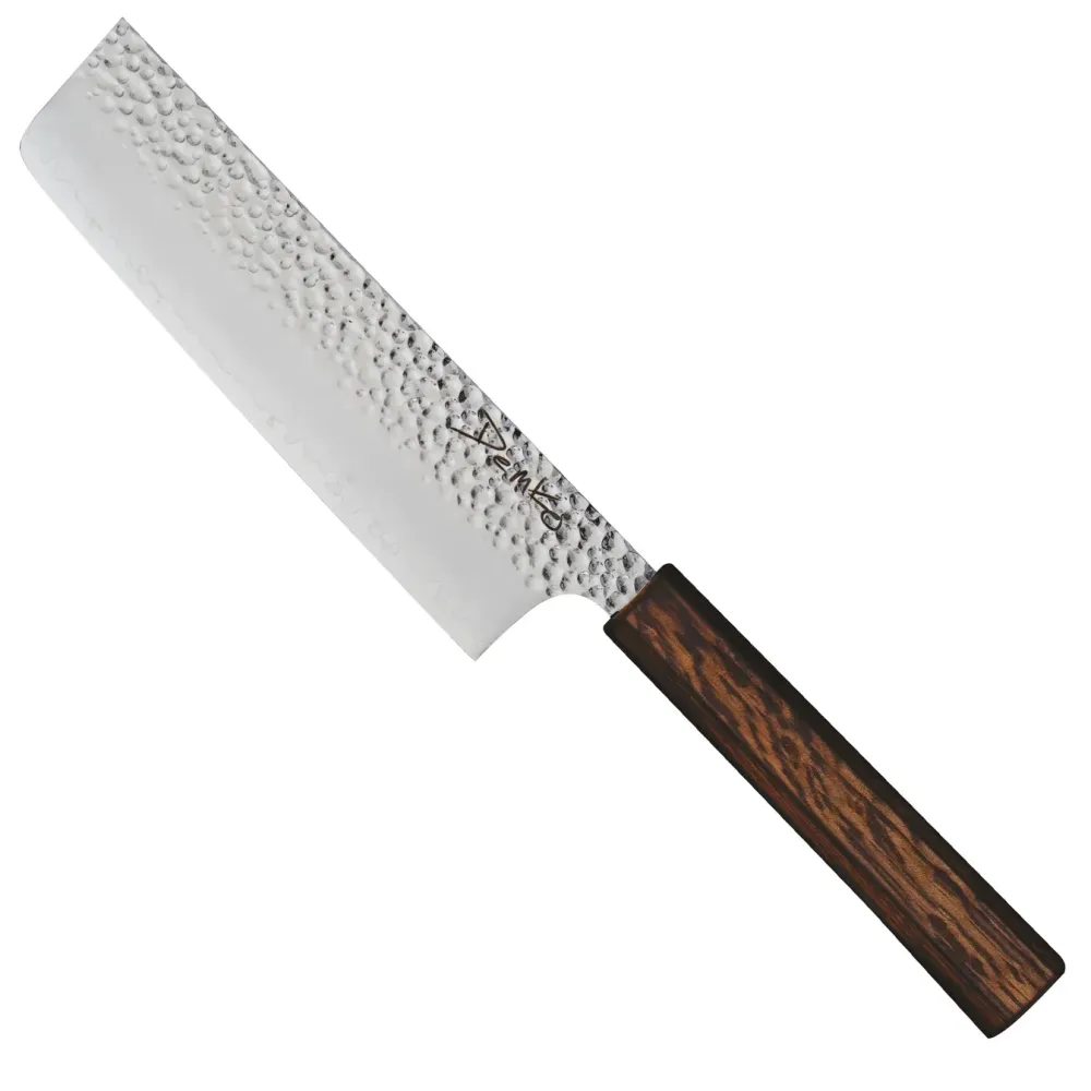 Demko Knives Japanese San Mai Kitchen Cutlery, Nakiri