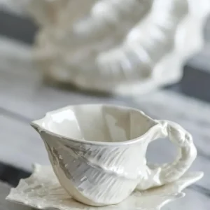 Bloomingville - Shellie Kop m/underkop, Hvid, Stentøj 82072685 - White