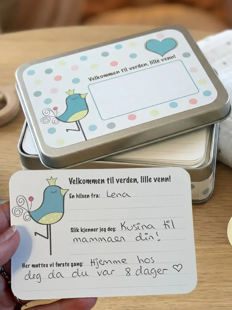 Velkommen til verden - Minneboks