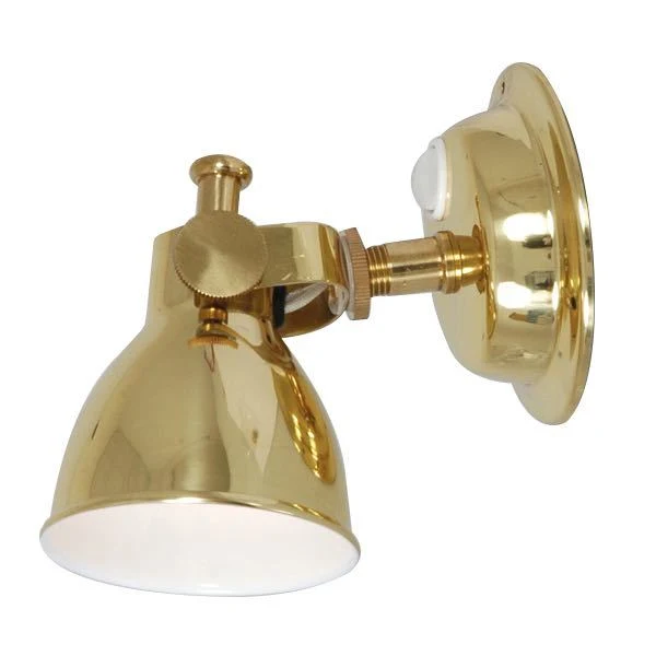 Salonglampe 12V, Messing, 10W Halogen