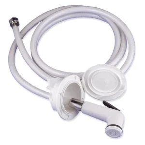 Trem, Case Luxor dusj med slange Ø 70 mm (RAL9010)