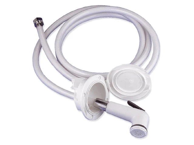 Trem, Case Luxor dusj med slange Ø 70 mm (RAL9010)
