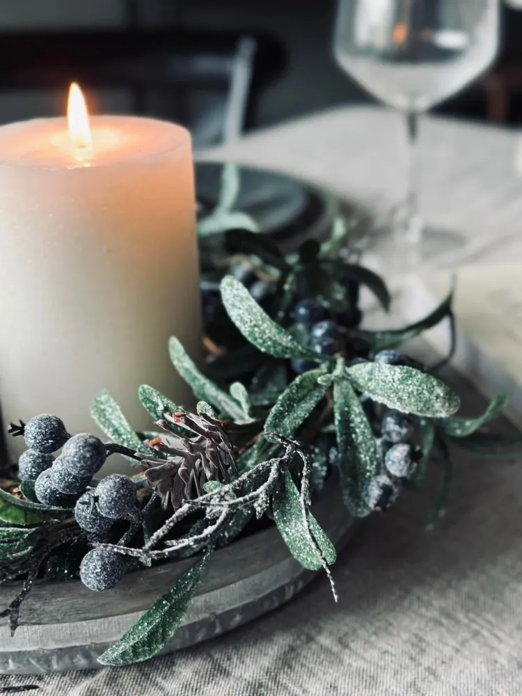 Krans med bær - Winter