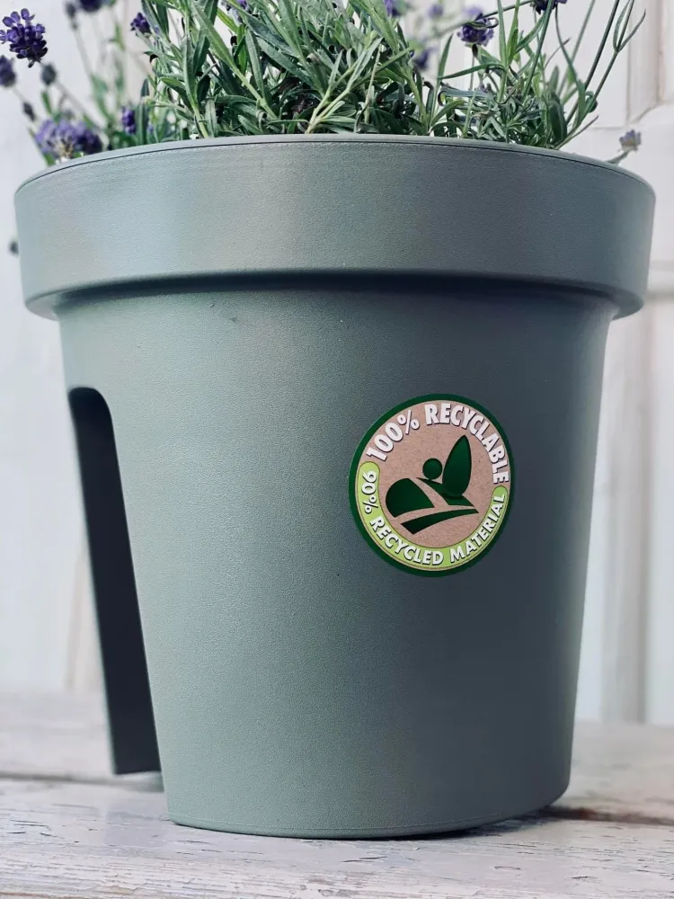 Altankasse dia 28cm - Resirkulert Grønn
