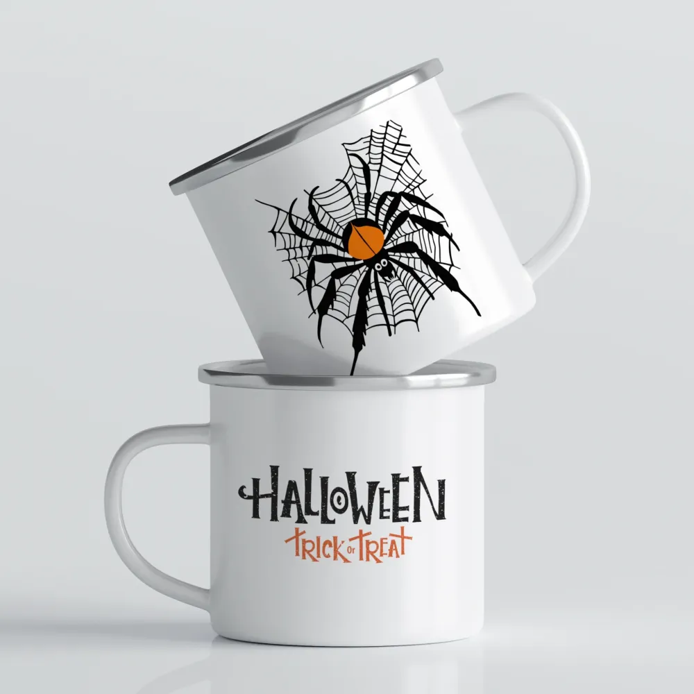 Halloween emaljekrus No12 – Classic Web