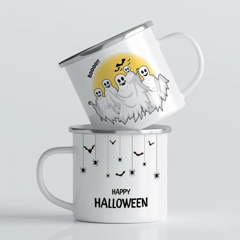 Halloween emaljekrus No3 – Spøkelsesgjeng