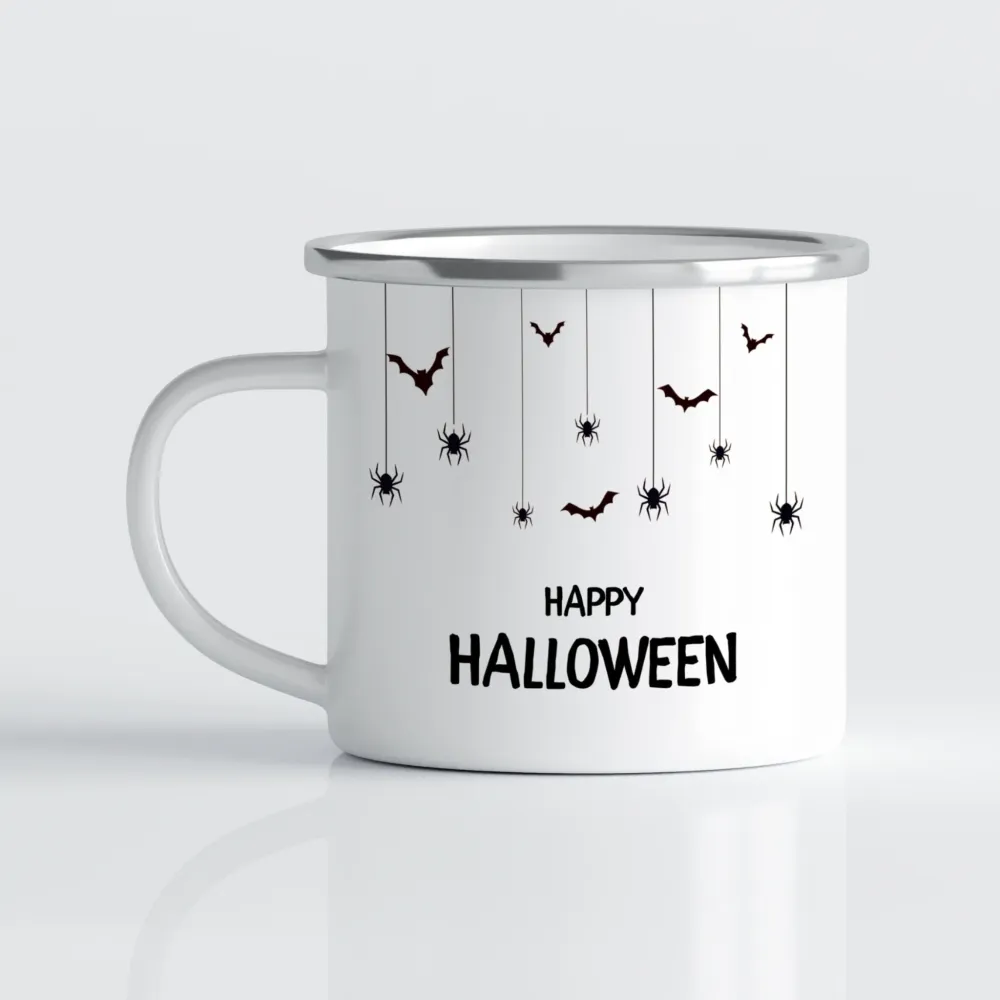 Halloween emaljekrus No8 – Trick or Treat Party