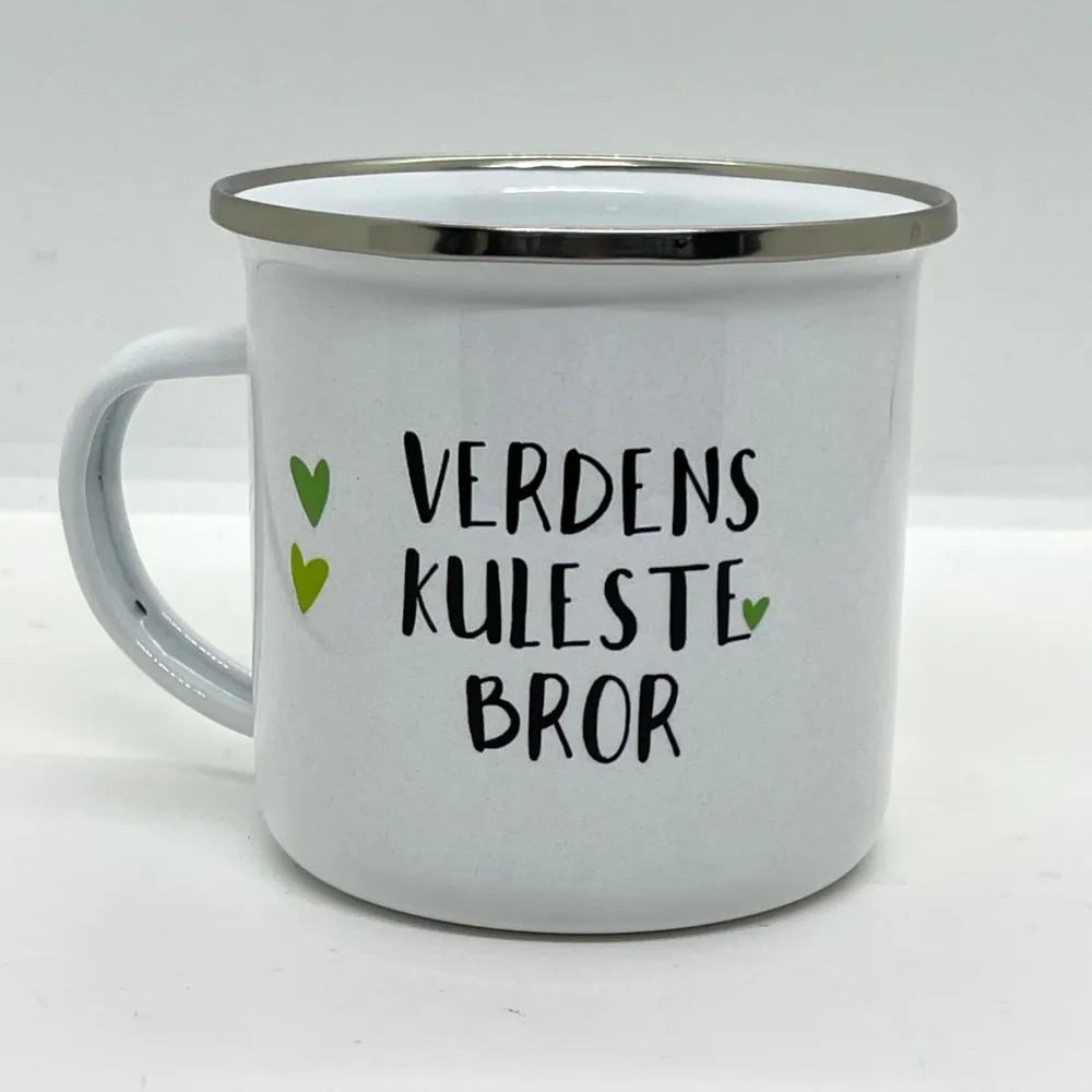 "VERDENS KULESTE BROR" - KRUS I EMALJE