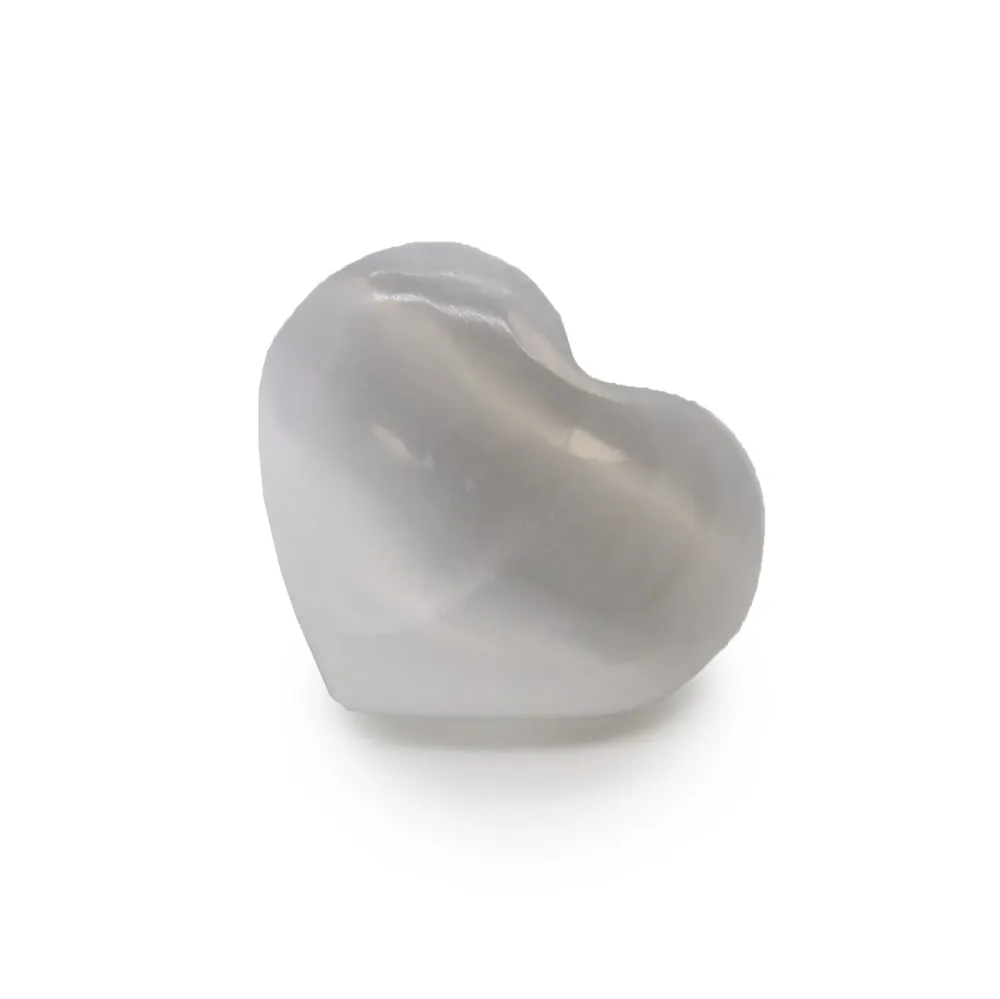Selenitt hjerte krystall 3-4 cm