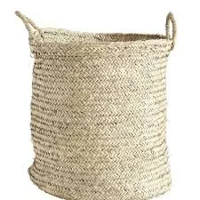 Basket w/Handles Palm Leaves 60x60