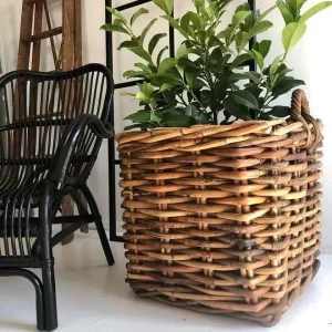 NYHET // Firkantet Rustikk plantekurv - Stor – MÅ HENTES I BUTIKKEN