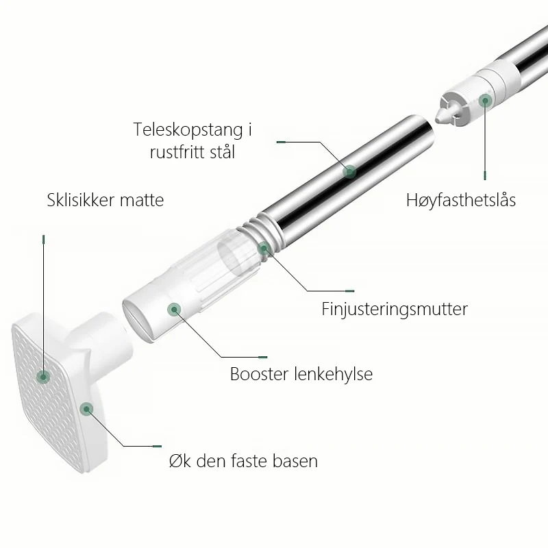 Teleskopstang klær
