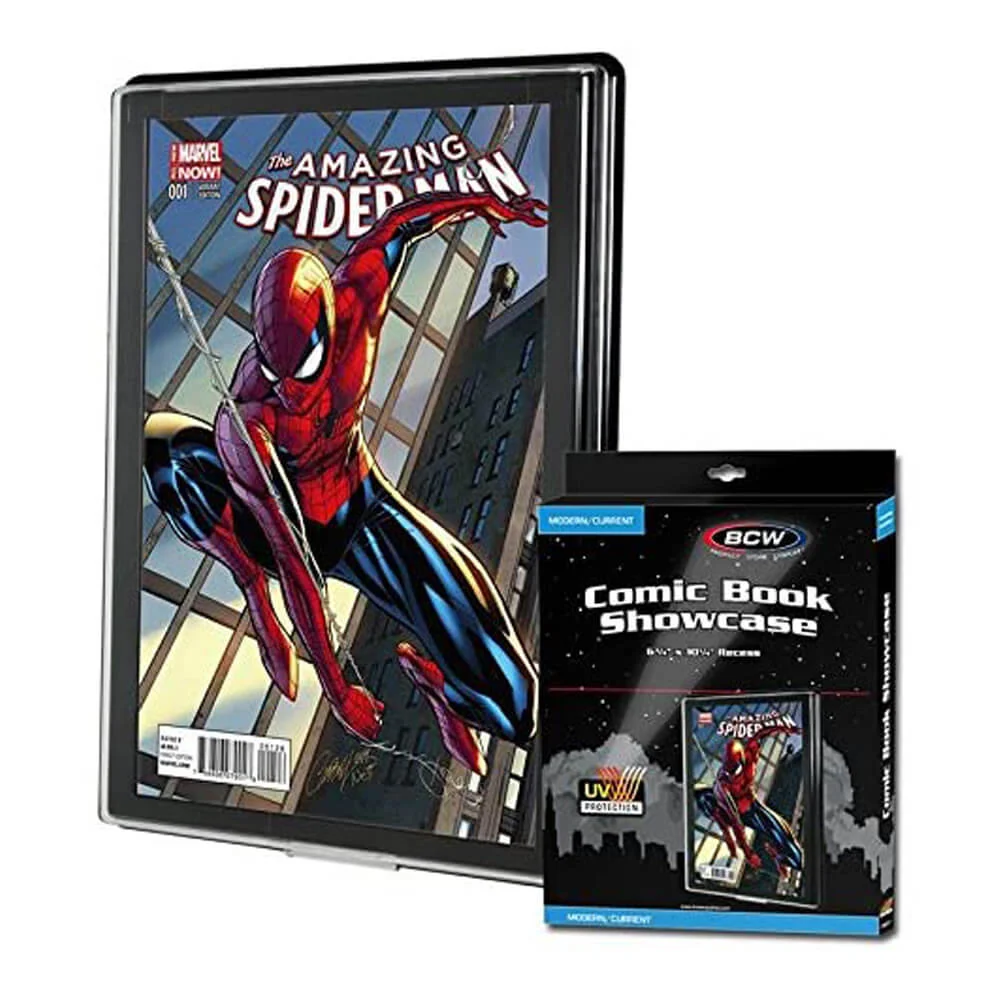 BCW Comic Book viser frem nåværende tegneserier UV -motstand
