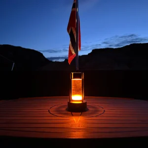 Oppladbar Lampe Sort
