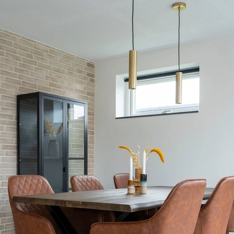Paris taklampe messing