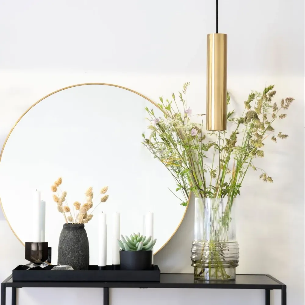 Paris taklampe messing