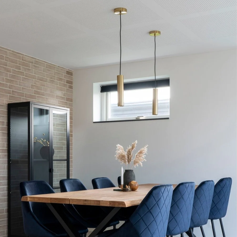Paris taklampe messing