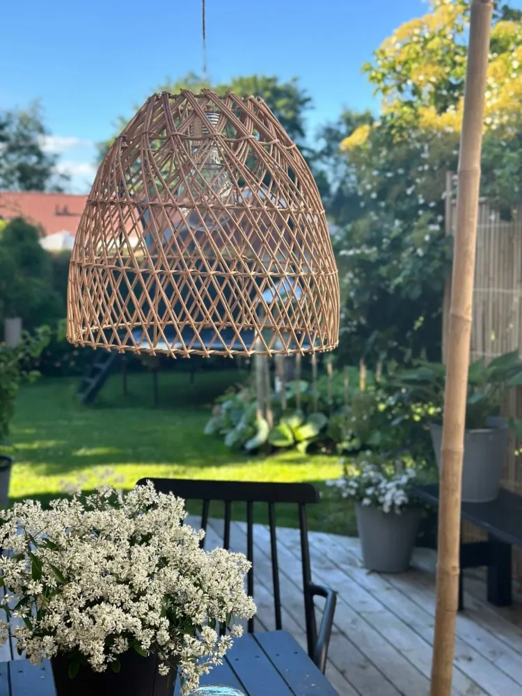 Lampeskjerm Rattan