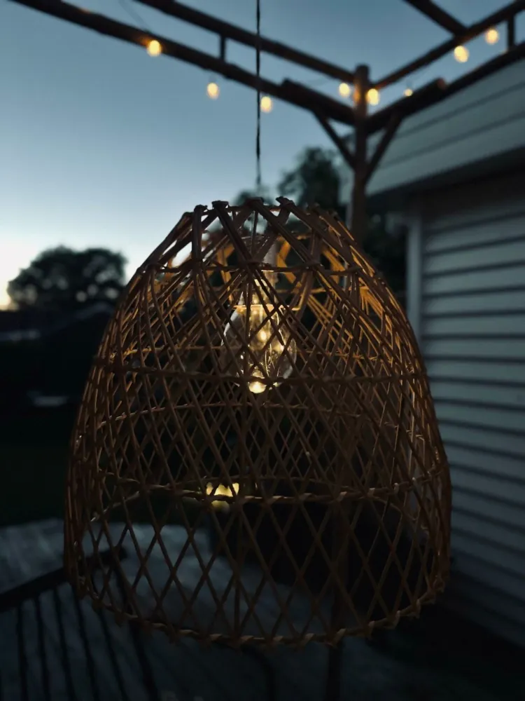 Lampeskjerm Rattan