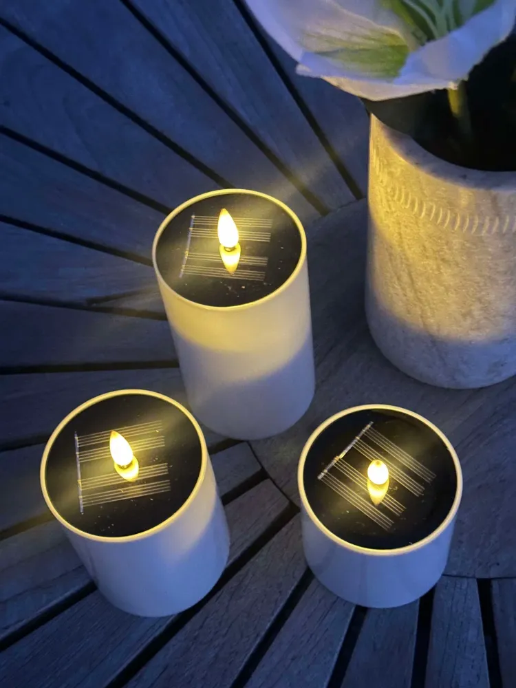 Solar Bellis Bloklys - Sett med 3 stk