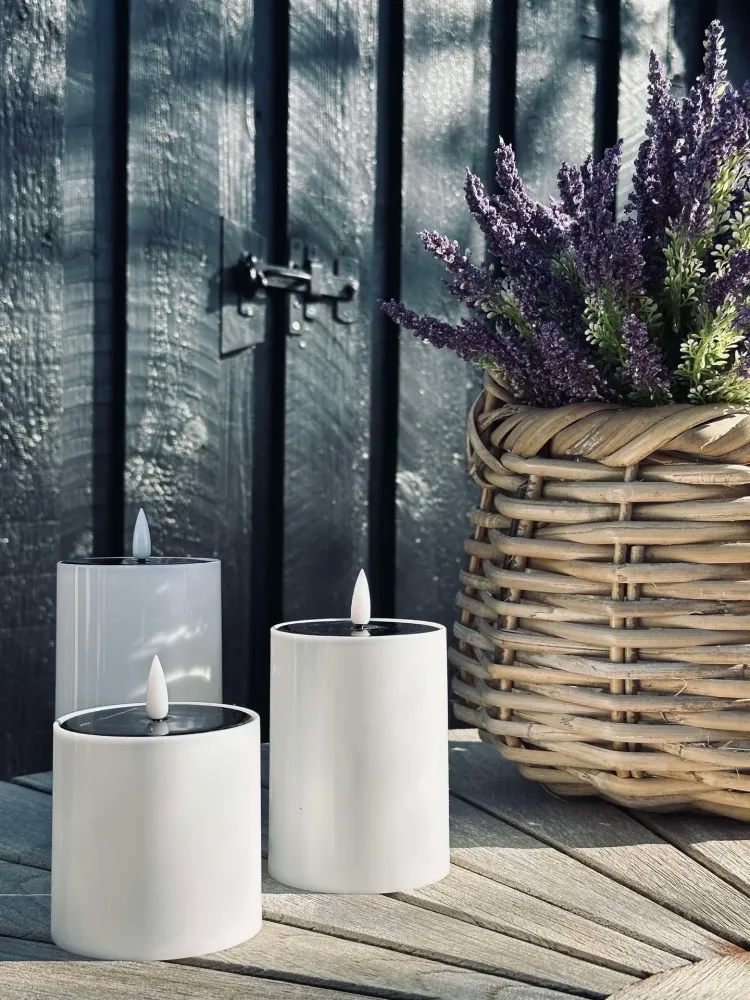 Solar Bellis Bloklys - Sett med 3 stk