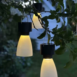 Mini lampe med solcelle