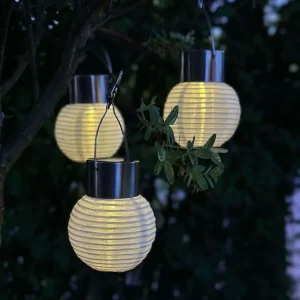 Mini lamper med solcelle - 3 stk.