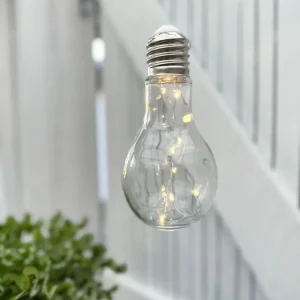 Lampe - LED-pære i glass med oppheng
