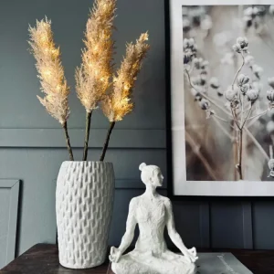 Pampas med LED-lys og timerfunksjon