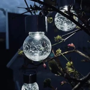 Solcelle LED-pære med oppheng