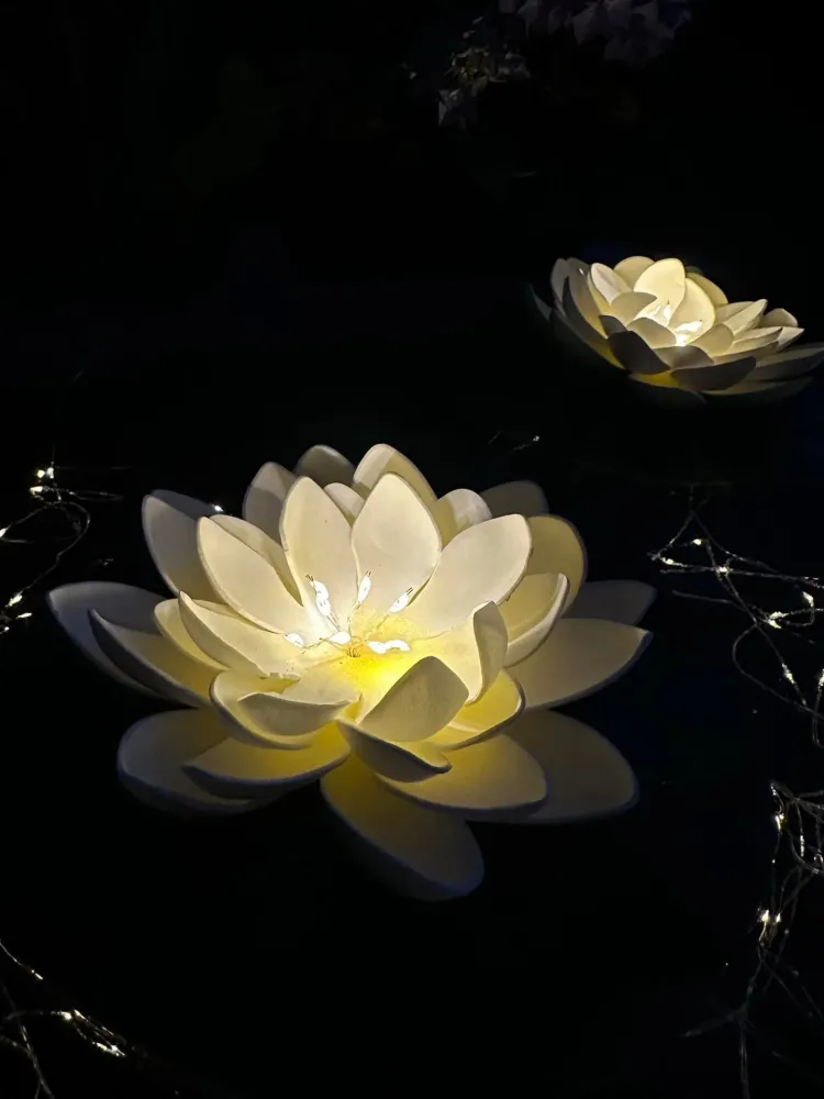 Solcelle LOTUS - Sett av 2 stk