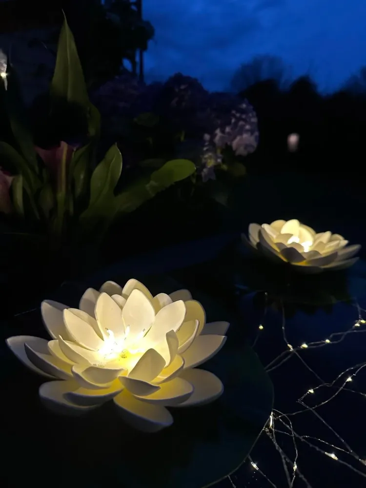 Solcelle LOTUS - Sett av 2 stk