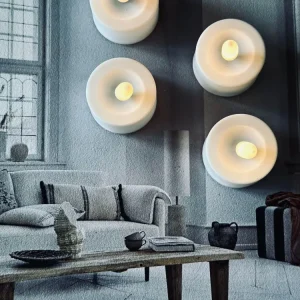 LED telys 4 stk med timerfunksjon