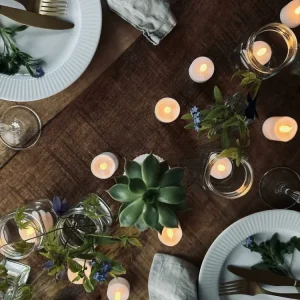 LED-lyspakke med 16 telys