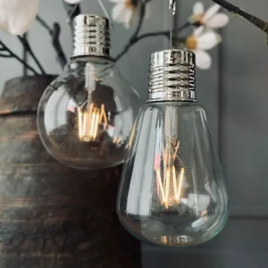 LED-lyspære med solceller - Glass MIX