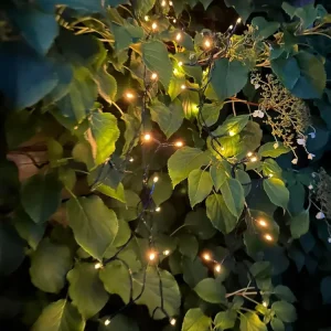 Lyskjede med solceller - Ekstra kraftig med 400 LED-lys