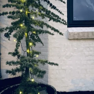 Lyskjede med solceller - Ekstra kraftig med 100 LED-lys