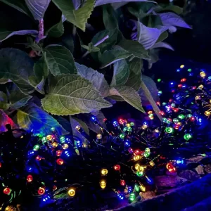 Lyskjede med solceller PARTY - Ekstra kraftig med 400 LED-lys