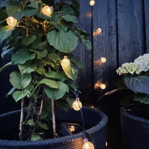 Lyskjede Bella med 20 pærer – Solceller