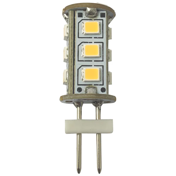 1852, LED G4 Pin pære Ø12x25mm 10-36Vdc, 2 stk, 1,5 W, 2700K, 140 Lumen