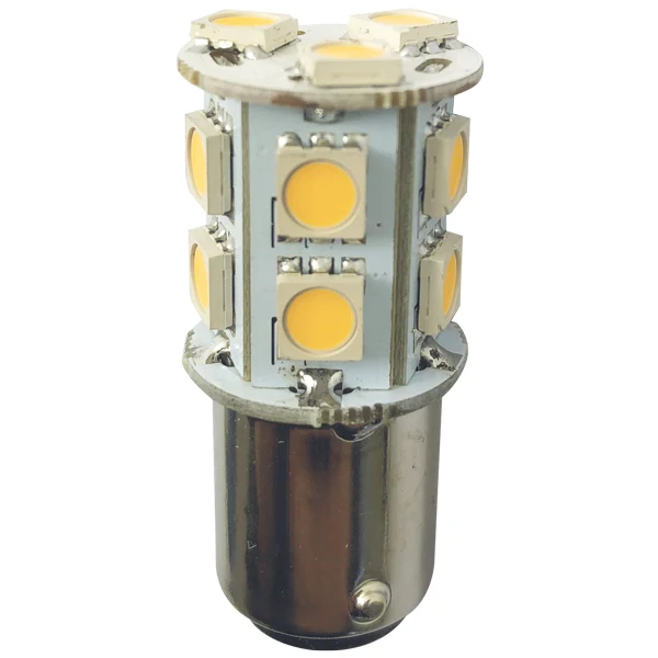 1852, LED-bajonett BA15D Ø19x43mm 10-36Vdc, 1,8 W, 2 stk.