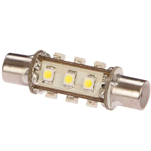 Nautecled, navigasjons LED-pære BS43, 1,2 W, 10-35 V, 120 Lumen, 2700-4000 K