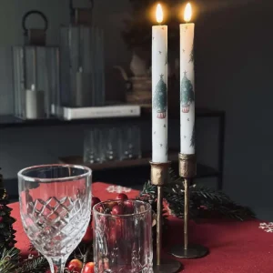 LED stakelys 2 stk - Julemotiv