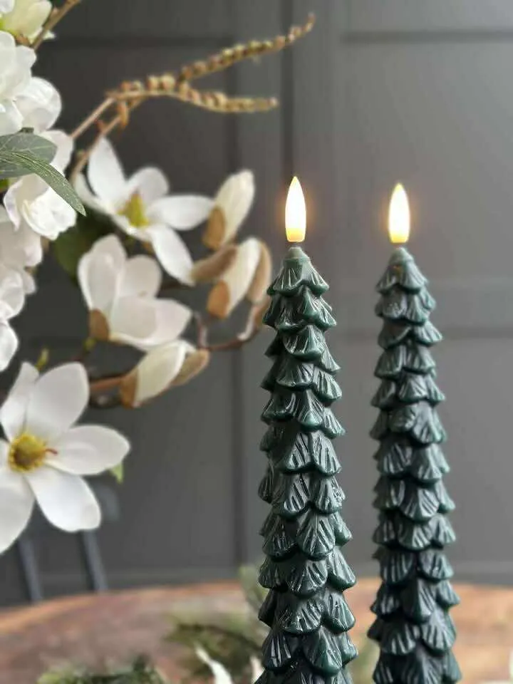LED-stakelys 2 stk - Juletre
