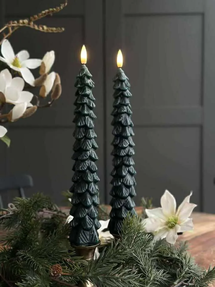 LED-stakelys 2 stk - Juletre