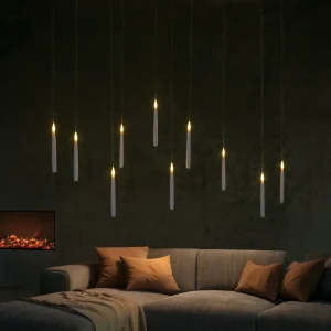 Svevende LED-lys - pakke med 10